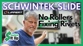 Schwintek Slide Repair Adding Rollers amp Fixing Broken Rivets [upl. by Ioab]