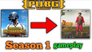 PUBG MOBILE SEASON 1 DYNAMO GAMEPLAY WHEN  PLAY FIRST TIME 😞 DynamoGaming [upl. by Ire]