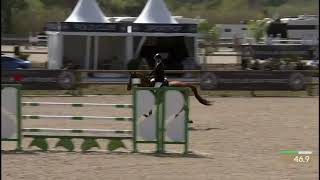 Cinblue CINSEY et Nicolas Delmotte  2e du Grand Prix des 7ans au CSIYH de St Tropez [upl. by Merp]