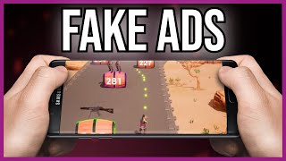 The Insidious World of Fake Mobile Game Ads [upl. by Renraw816]