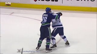 Yanni Gourde vs Antoine Roussel December 18th 2018 [upl. by Hennie]