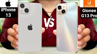 Gionee G13 Pro vs iPhone 13  iPhone 13 vs Gionee G13 Pro [upl. by Anawek]