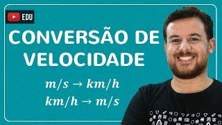 Convertendo ms para kmh e kmh para ms  Dicas  Prof° Ueslei Reis [upl. by Eolanda685]