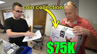 We Bought ALL Of His Coins for 75000 Coin Collection Purchase [upl. by Oijimer]