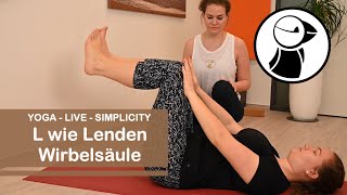 YOGA Tutorial Video Nr 72  ABC L  Lendenwirbelsäule [upl. by Norm489]