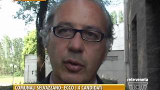 23052014COMUNALI SELVAZZANO ECCO I 4 CANDIDATI [upl. by Oicanata]