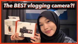 UNBOXING MY VLOGGING CAMERA l Sony ZV1 Digital Camera amp VCTSGR1 Grip Tripod [upl. by Eiboh]