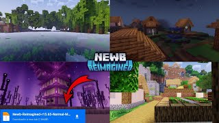 Newb X Reimagined Minecraft Pe Shaders 121  Shaders For Mcpe  Gmae Load [upl. by Fernald]