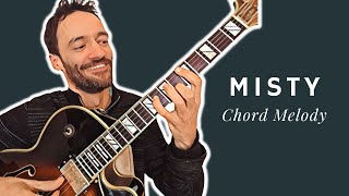 Misty  Guitar Chord Melody🎸 [upl. by Nico]