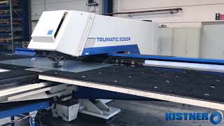 TRUMPF TRUMATIC 3000 R  Punching machine  Stanzanlage  KISTNER Machine Tools [upl. by Imogen]