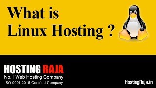 HostingRaja  What is Linux Hosting [upl. by Raynell182]