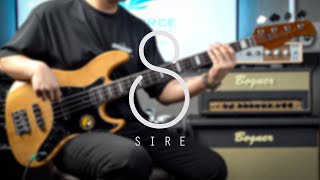 SIRE MARCUS MILLER V5R Bass Model Review No Talking [upl. by Aridni]