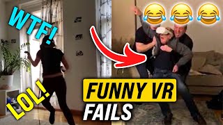 Top 25 VR Fails Funniest Moments [upl. by Arraet268]