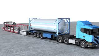 ISO LNG tank container unloading facility concept [upl. by Callahan21]