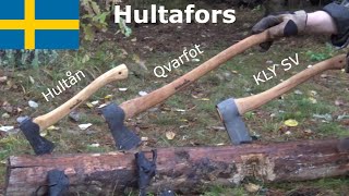 Thoristesting Hultafors Axes [upl. by Nomar]