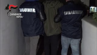 Camorra estorsioni arrestati 5 affiliati del clan ReaVeneruso a Casalnuovo [upl. by Hgielram44]