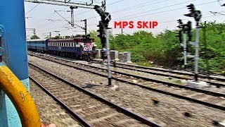 AWESOME Track Sound amp MPS Skip  Karnataka Sampark Kranti Meet WAG7 NMG Freight [upl. by Hartzke]