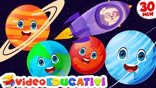 Esploriamo il Sistema Solare  Altri Video Educativi Per Bambini 🚀🌌📚 Vocabolario per Bambini [upl. by Ierna]