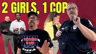 2 GIRLS 1 COP  Midwest First Amendment audit [upl. by Ihsorih795]