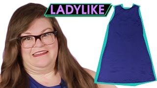 Women Try The Backup Dress • Ladylike [upl. by Moina]