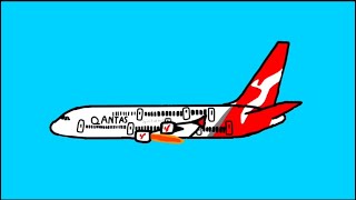 Plane crash animations s2 e1  qantas flight 32 [upl. by Baniaz]