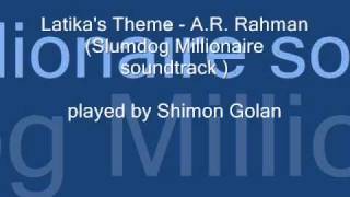 Latikas Theme  AR Rahman played by Shimon Golan [upl. by Arakaj716]