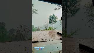 ❤️🧿little baby enjoying rain in mureeforyou trending shorts video viralbaby [upl. by Aretina777]