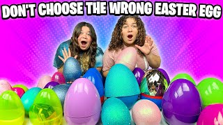 Dont choose the wrong Easter Egg Slime Challenge [upl. by Gridley350]