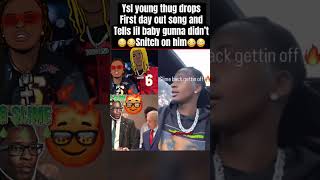 Ysl yung thug drops first day out song amp tells lil baby gunna didn’t snitch [upl. by Anayet]