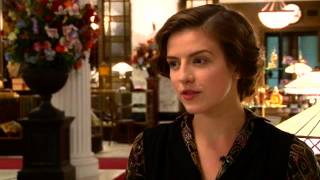 Mr Selfridge star Aisling Loftus talks Agnes Towlers romance costumes and future [upl. by Lynnea]