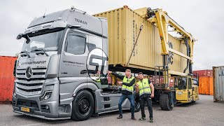 On tour met de LIMITED EDITION Actros L Edition 3 flink sjouwen man 🤙🏻 [upl. by Jerz]