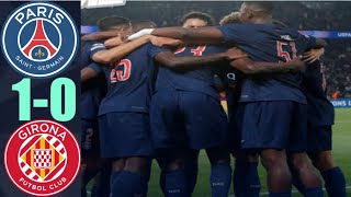 PSG vs Girona 10 Resumen  LIGA DE CAMPEONES 202425 [upl. by Eitsym816]