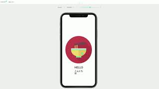 Prototype for restaurant application in Justinmind  Part 1 [upl. by Anoval16]