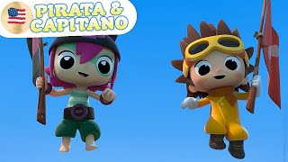 🇺🇸 Pirata and Capitano  The Island With No Name  4 and  Kids Adventure [upl. by Yesnnyl599]