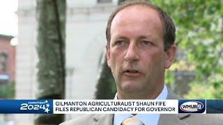 Gilmanton agriculturalist Shaun Fife files to run for governor [upl. by Sadira]