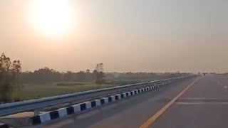 Peaceful evening ride through purvanchal expressway on Harley Davidson X440 [upl. by Shipman]