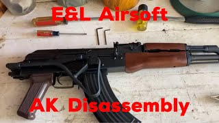 EampL Airsoft AK Disassembly [upl. by Carmelo692]