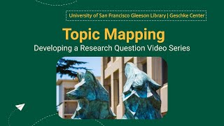 Topic Mapping  Developing a Research Question [upl. by Ayoral]