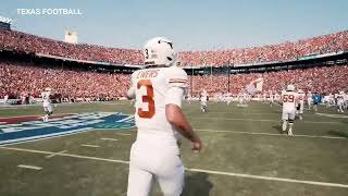 Texas football running out of the tunnel at the Cotton Bowl for Oklahoma game [upl. by Lleda]