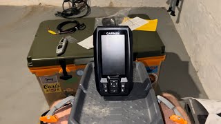 Finally Installed My New Fish Finder on my Kayak  GARMIN STRIKER VIVID 4CV [upl. by Partan99]