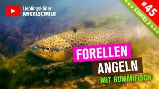 FORELLENANGELN am Bach mit Gummifisch 🥰🎣🙌 [upl. by Alton185]