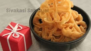 Achumurukkuஅச்சுமுறுக்குSivakasi Samayal  Recipe  135 [upl. by Thamora650]