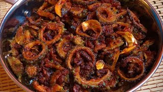 கசப்பில்லாத பாகற்காய் வறுவல் எல்லாரும் விரும்பி சாப்பிடுவாங்க 👌👌 Pavakkai Fry Recipe in Tamil [upl. by Nerrak]