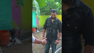 Baasha maathiri oru annan kidaikuma 😂 wait for end twist shorts husbandwifecomedy prank reels [upl. by Atsilac718]