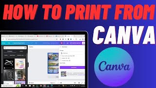 How to Print From Canva  Easy Guide [upl. by Kinna]