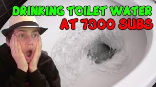 LIVE🔴 DRINKING TOILET WATER AT 73K SUBS VERTICAL [upl. by Hultin]