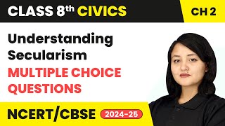 Understanding Secularism  Multiple Choice Questions  Class 8 Civics Chapter 2  CBSE 202425 [upl. by Bough]