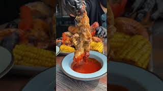 Incredible Big Lobster  A Meat Lovers Dream 🦞🔥 seafood lobster seafoodrecipes [upl. by Menon]