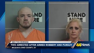 Two arrested after armed robbery and pursuit [upl. by Fiore]