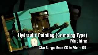 Hydraulic Pointing Swaging Machine PARTH 63 HPCR [upl. by Heddi748]